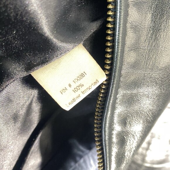 JERRY SHABO Black Soft Leather Jacket Minimalist XS Zip Front Fitted Luxury - Picture 11 of 12